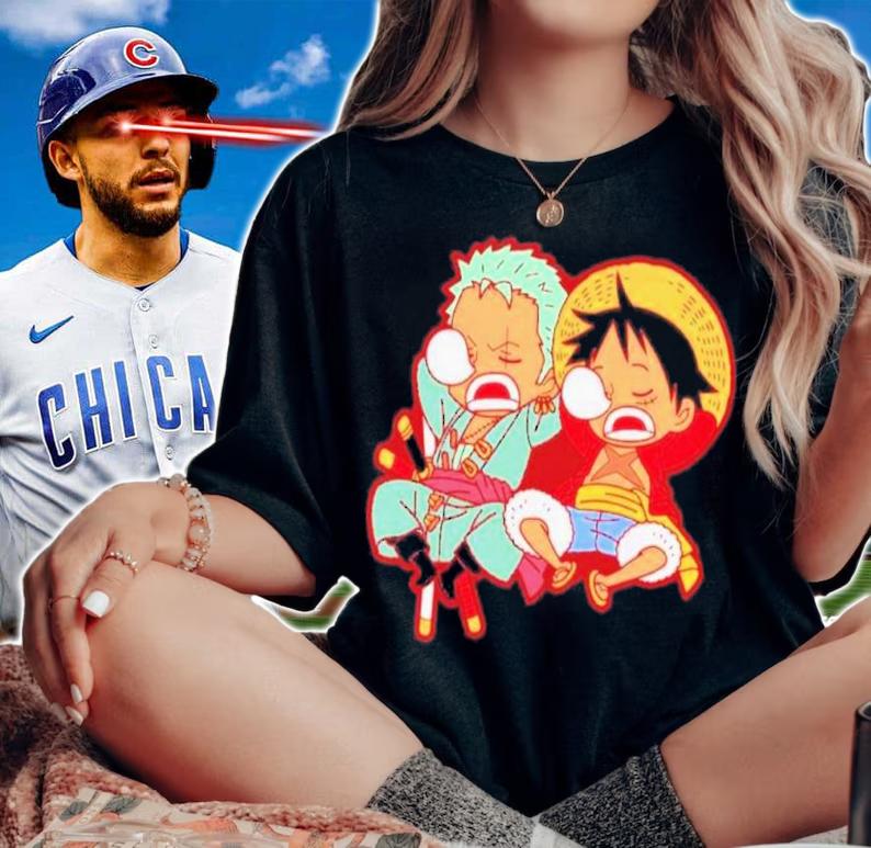 Friends One Piece Luffy And Zoro Shirt t-shirt woman shirt