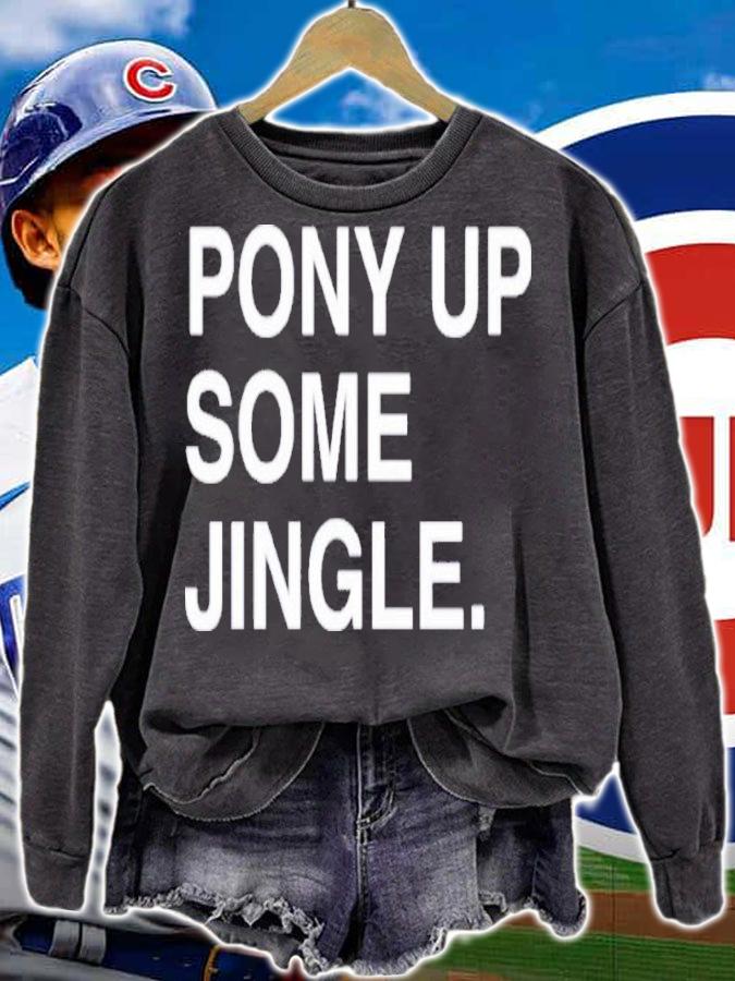 Jim Deshaies Boog Obvious Pony Up Some Jingle Shirt t-shirt