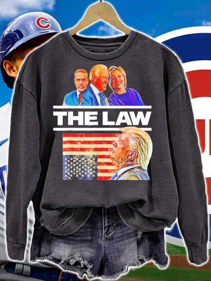 Joe Biden Hillary Clinton Above the Law Pro-Trump Political Shirt t-shirt sweatshirt