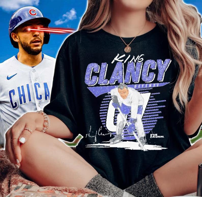 King Clancy Toronto Comet Hockey Signatures Shirt t-shirt woman shirt