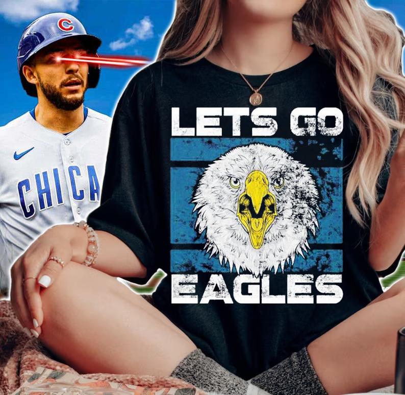 Lets Go Eagles Washed And Worn Look Philadelphia Eagles Shirt t-shirt woman shirt