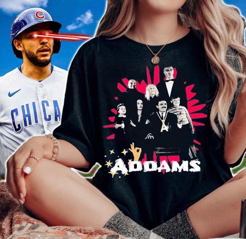 Retro Addams Family T-Shirt t-shirt woman shirt