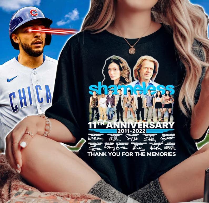 Shameless 11th anniversary 2011 2022 thank you for the memories shirt t-shirt woman shirt