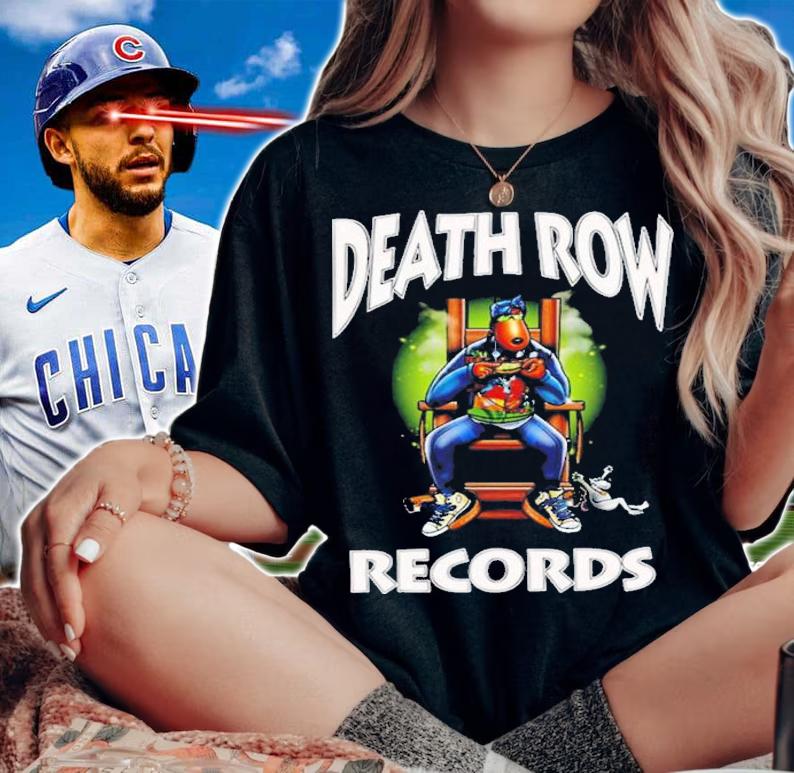 Snoop Dogg Death Row Records Logo T-Shirt t-shirt woman shirt