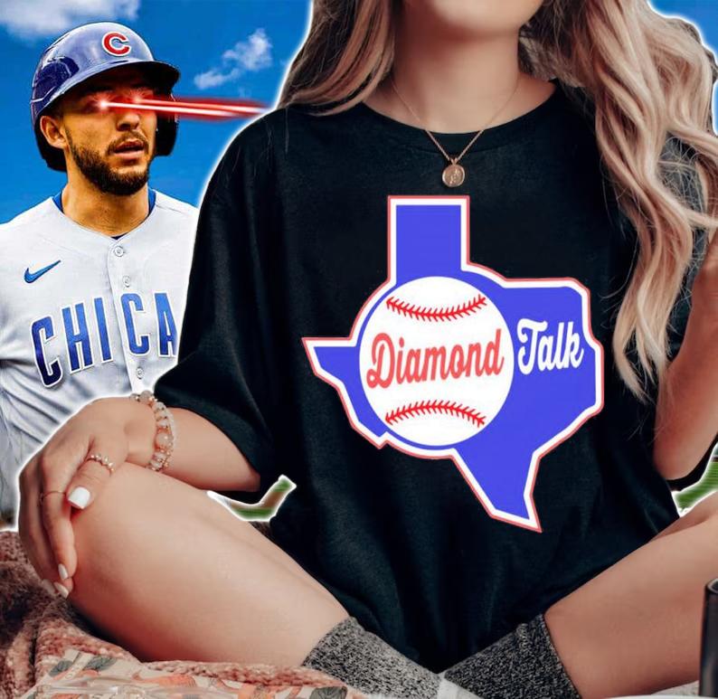 Texas Rangers Diamond Talk shirt t-shirt woman shirt