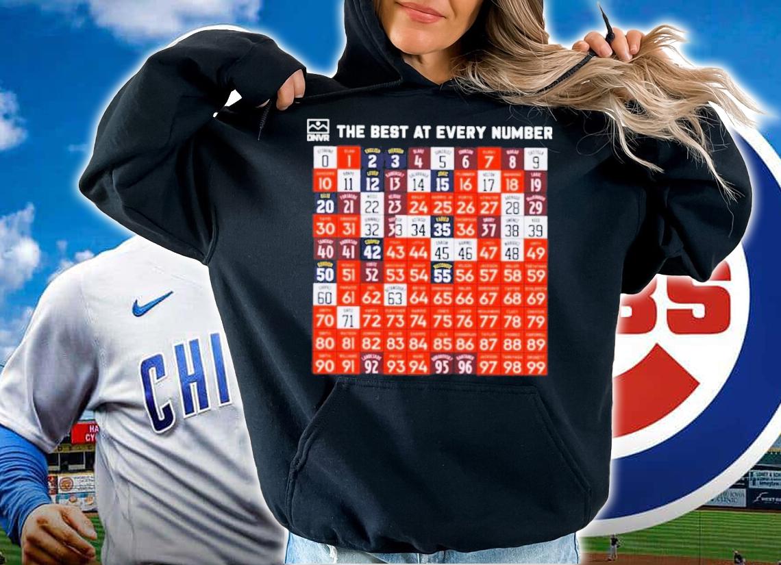 The Best At Every Number Dnvr Sports Shirt t-shirt hoodie