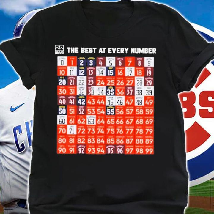 The Best At Every Number Dnvr Sports Shirt t-shirt shirt