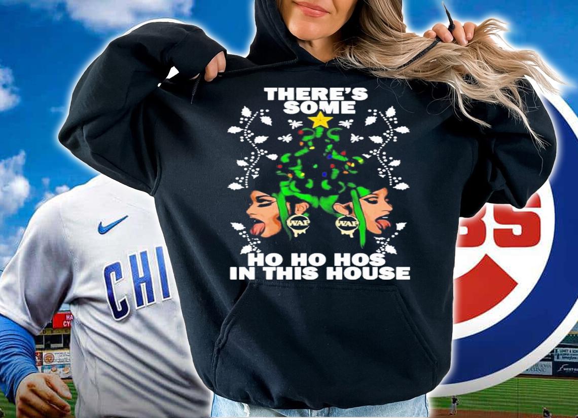 There's Some Ho Ho Hos In This House Merry Wapmas Megan Cardi B Shirt t-shirt