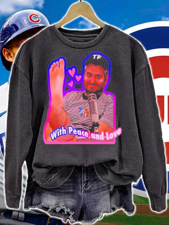 With Peace And Love Wikifeet Shirt t-shirt