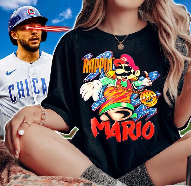 Super Mario Broth Rappin' Mario Shirt t-shirt woman shirt