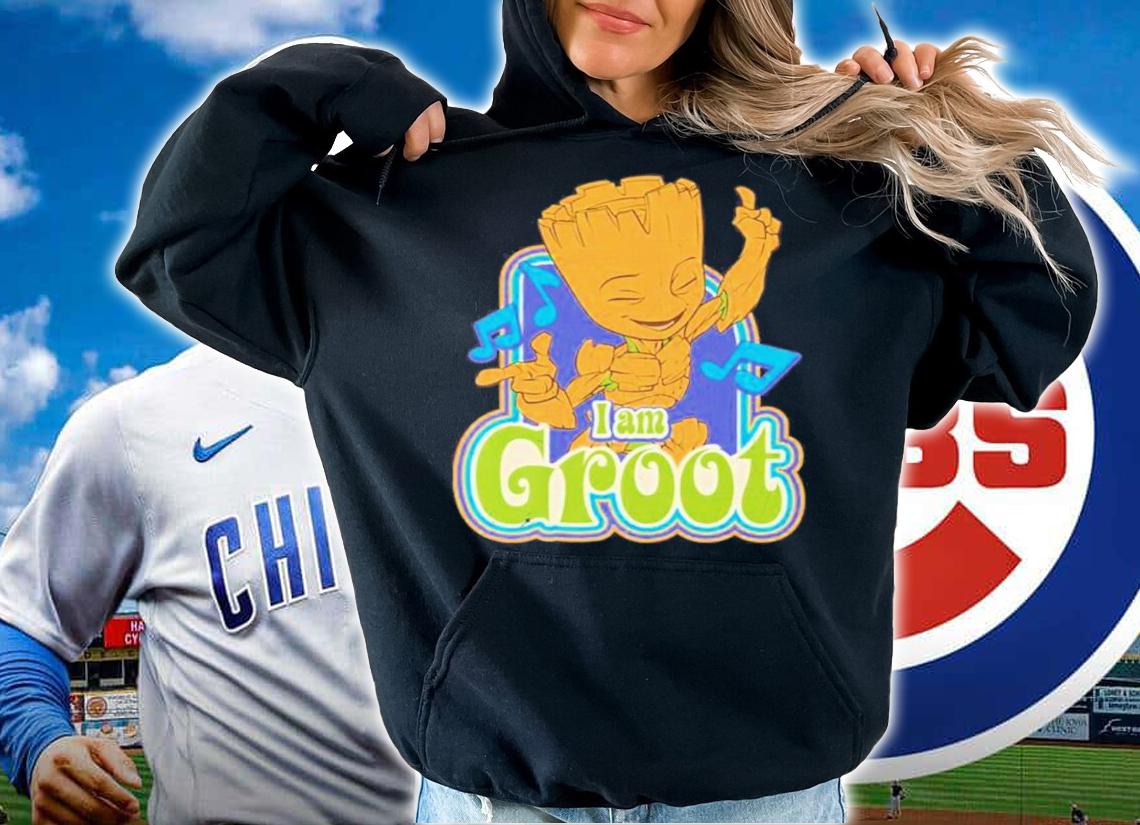 Tree vintage music I am groot shirt t-shirt hoodie