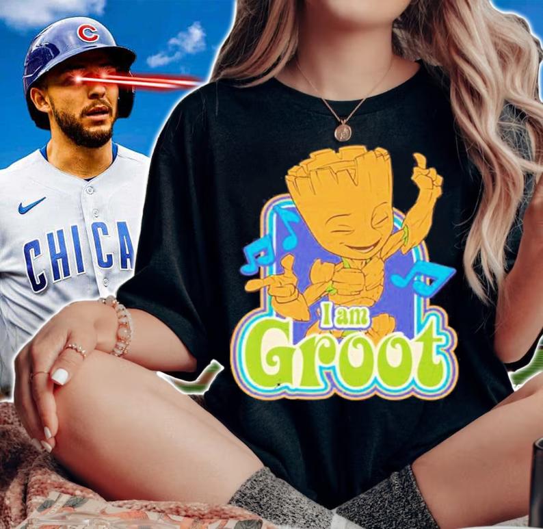 Tree vintage music I am groot shirt t-shirt woman shirt