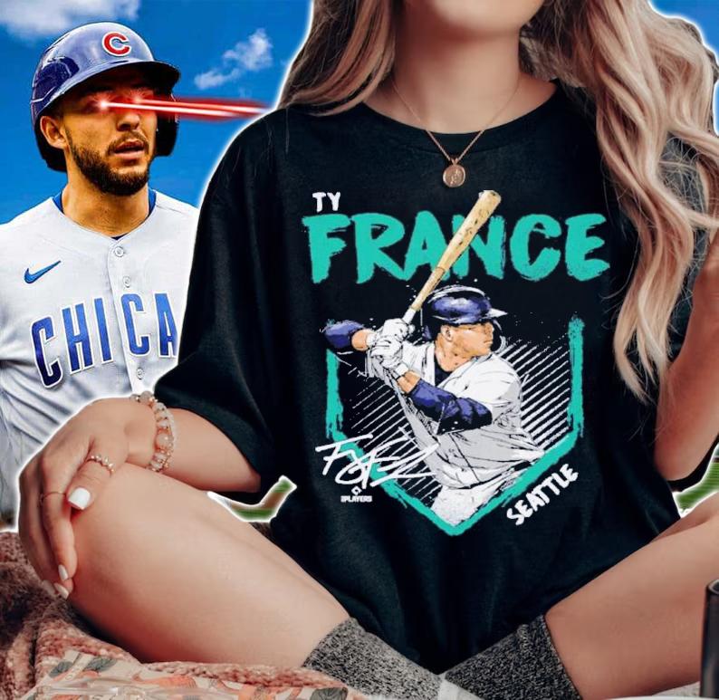 Ty France Seattle Baseball Signatures Shirt t-shirt woman shirt