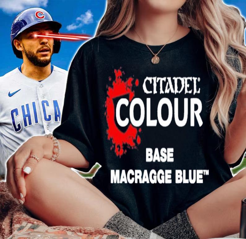 Warhammer Citadel Colour Base Macragge Shirt t-shirt woman shirt
