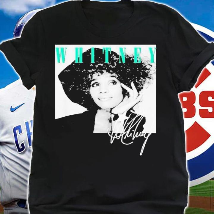Whitney Houston Classic Vintage Signature Shirt t-shirt
