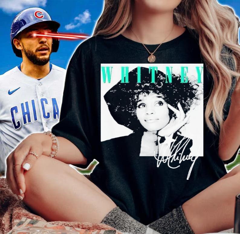 Whitney Houston Classic Vintage Signature Shirt t-shirt