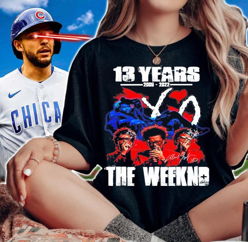 13 Years 2009-2022 The Weeknd Shirt t-shirt woman shirt