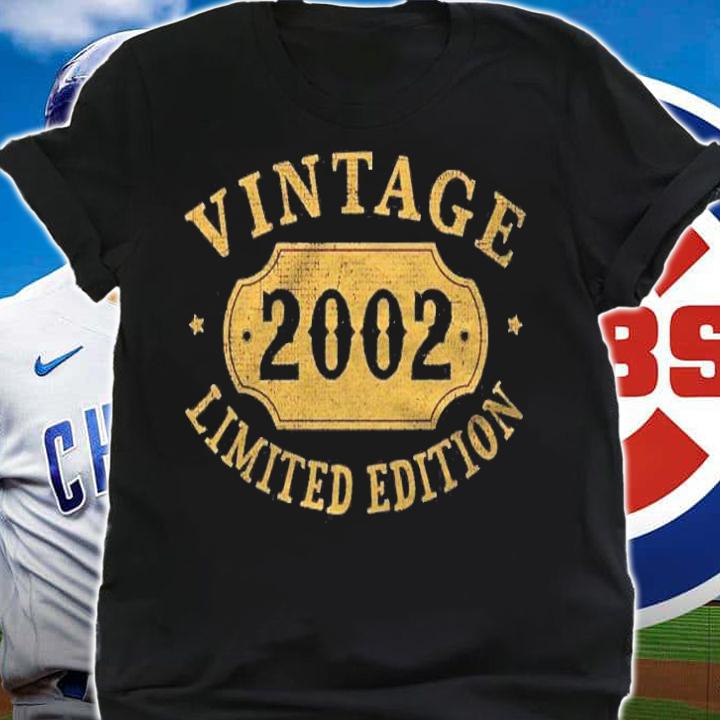 19 Years Old 19Th Birthday Gift Limited 2002 Ver2 Shirt t-shirt