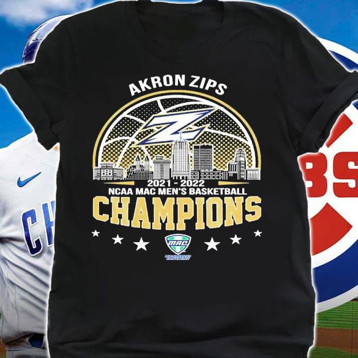 Akron Zips 2021-2022 NCAA MAC Men's Basketball Champions Shirt t-shirt