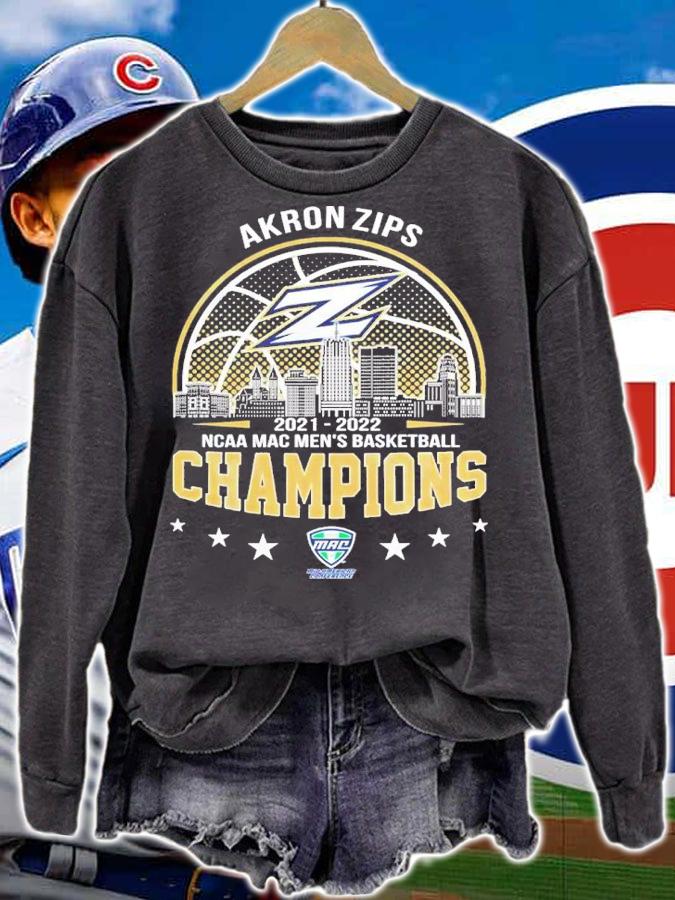 Akron Zips 2021-2022 NCAA MAC Men's Basketball Champions Shirt t-shirt