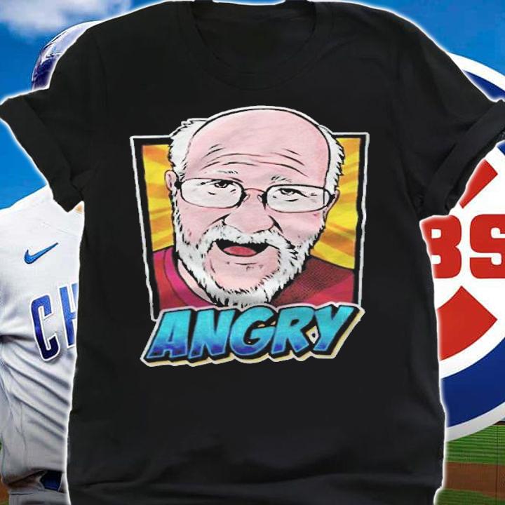 Angry Grandpa Angry portrait T-shirt t-shirt shirt