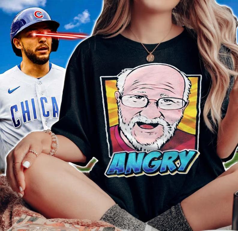 Angry Grandpa Angry portrait T-shirt t-shirt woman shirt