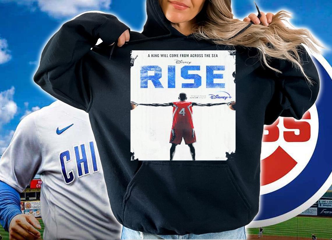 Antetokounmpo A King Will Come From Across The Sea RISE Poster T-Shirt t-shirt