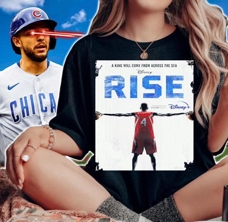 Antetokounmpo A King Will Come From Across The Sea RISE Poster T-Shirt t-shirt