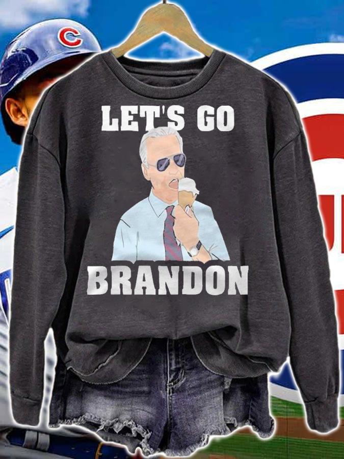 Anti Biden let's Go Brandon Biden Cream Impeach Biden T-Shirt t-shirt sweatshirt
