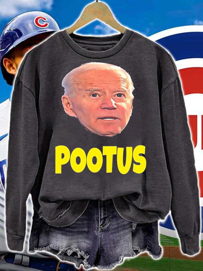 Anti Joe Biden Pootus Poopy Pants T-Shirt t-shirt sweatshirt