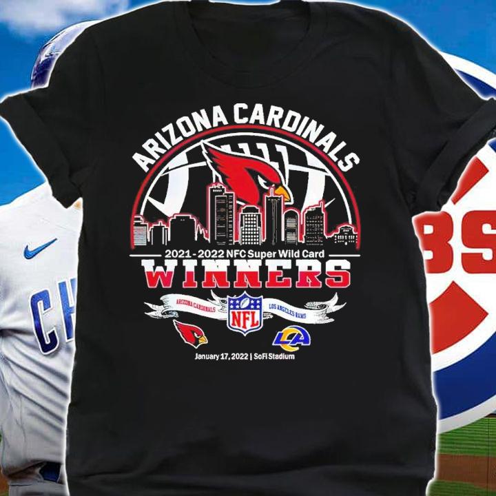 Arizona Cardinals 20210-2022 NFC Super Wild Card Winner Matchups NFL Arizona Cardinals Vs Los Angeles Rams Shirt t-shirt shirt
