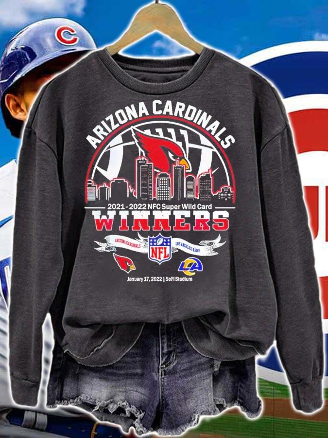 Arizona Cardinals 20210-2022 NFC Super Wild Card Winner Matchups NFL Arizona Cardinals Vs Los Angeles Rams Shirt t-shirt sweatshirt