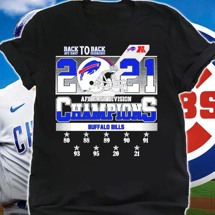 Back To Back 2021 AFC East Division Champions Buffalo Bills Shirt t-shirt shirt