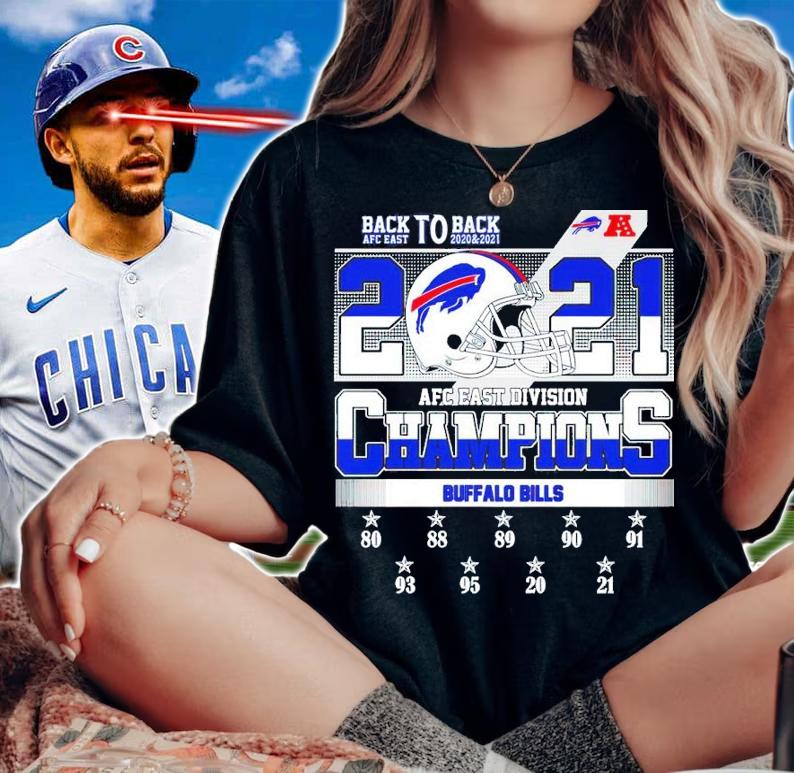 Back To Back 2021 AFC East Division Champions Buffalo Bills Shirt t-shirt woman shirt