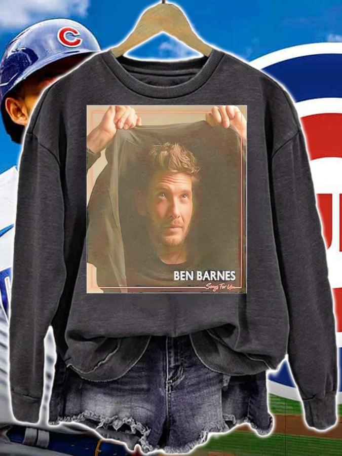 Ben Barnes Merch Ben Barnes Songs For You Cover t-shirt