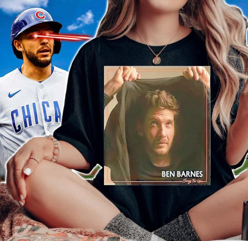 Ben Barnes Merch Ben Barnes Songs For You Cover t-shirt