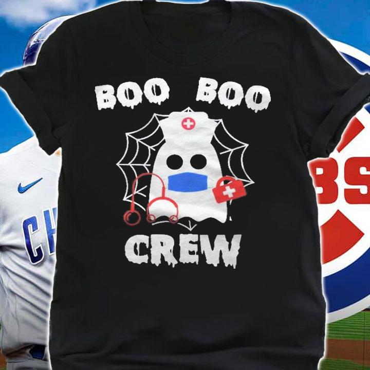 Boo Boo Crew Wear Mask Funny Nurse Halloween Ghost Costume Shirt t-shirt shirt