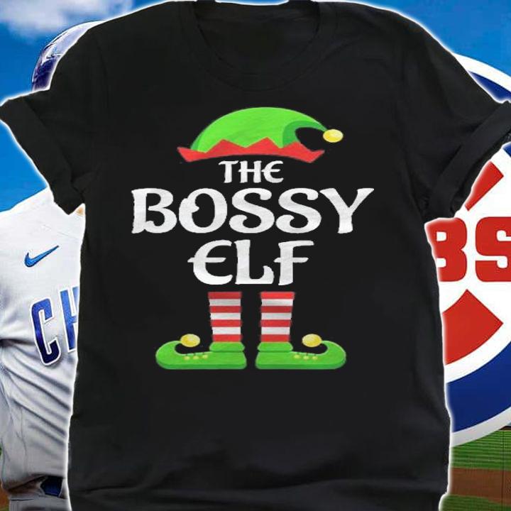 Bossy Elf Family Matching Group Christmas shirt t-shirt