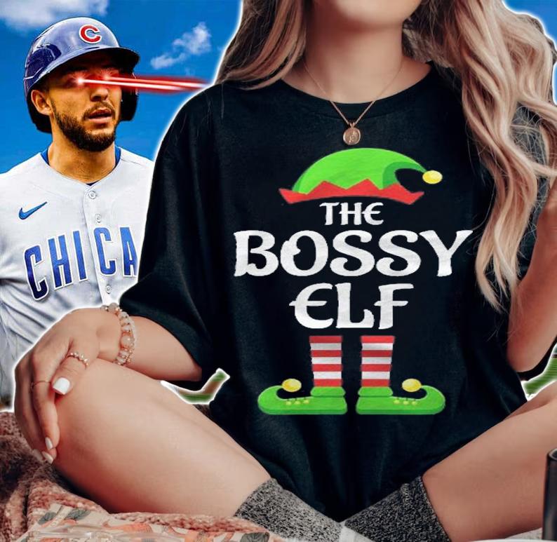 Bossy Elf Family Matching Group Christmas shirt t-shirt