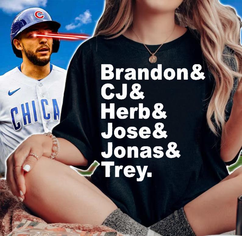 Brandon CJ Herb Jose Jonas Trey T-Shirt t-shirt woman shirt