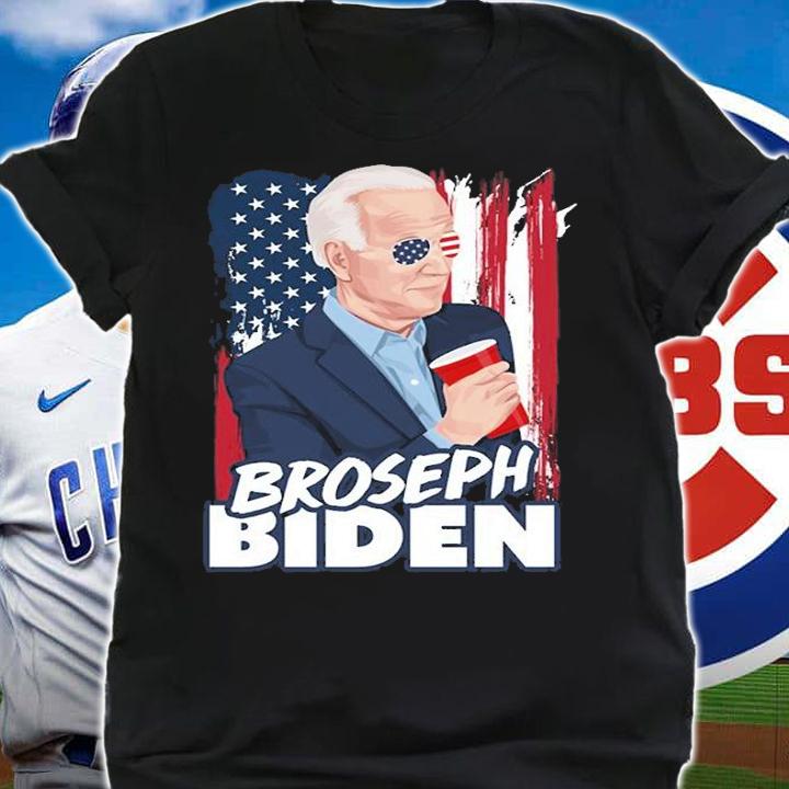 Broseph Biden Funny American Flag Patriotic Bro Joe Biden USA Flag t-shirt shirt