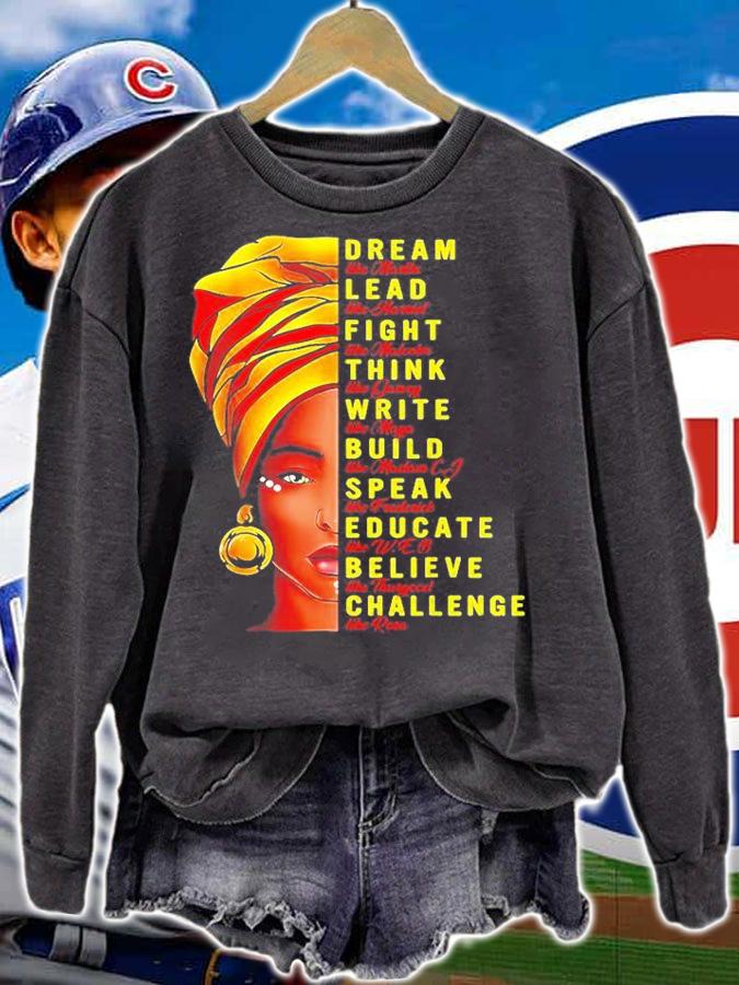 Girl Dream Like Martin Lead Like Harriet Black History T-Shirt t-shirt