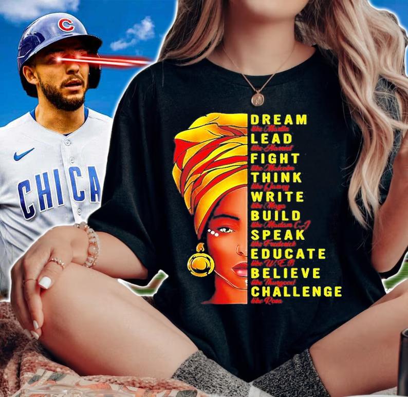 Girl Dream Like Martin Lead Like Harriet Black History T-Shirt t-shirt