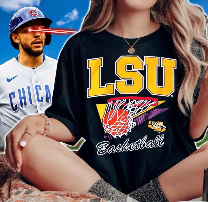 LSU Basketball Shirt t-shirt woman shirt