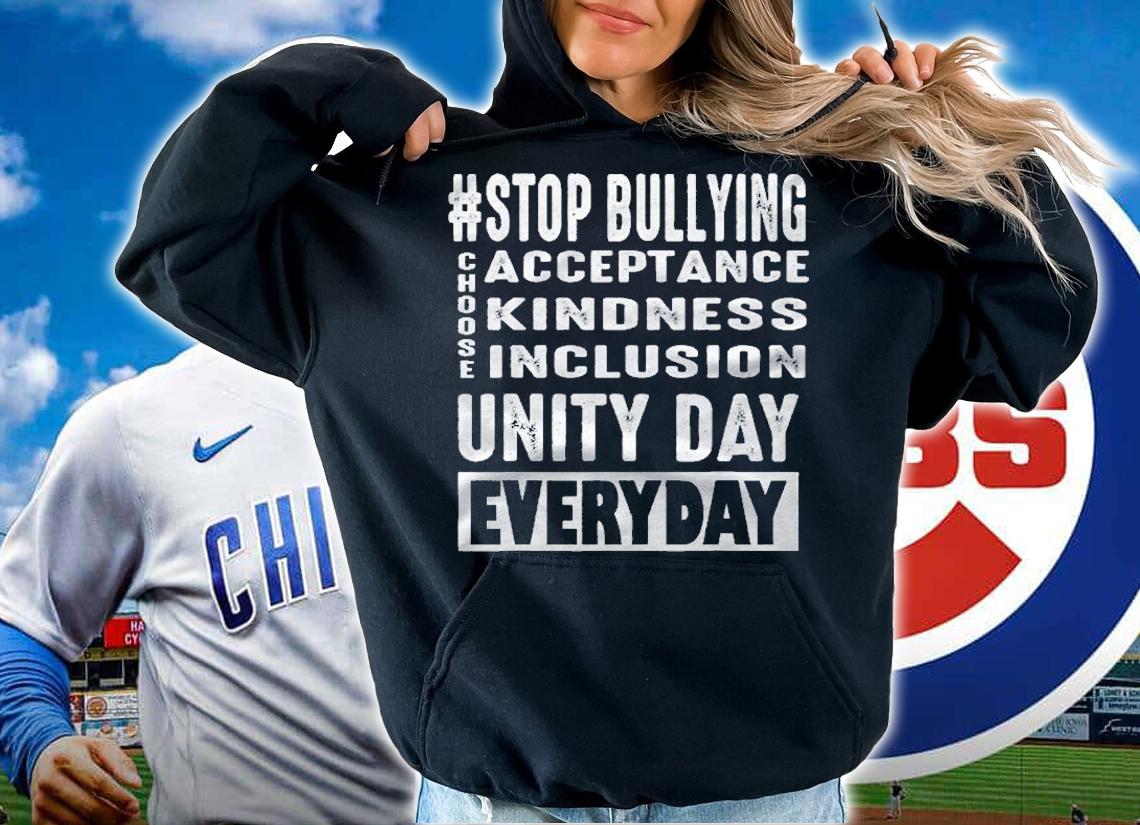 Unity Day Everyday Stop Bullying Prevention Month Orange t-shirt hoodie