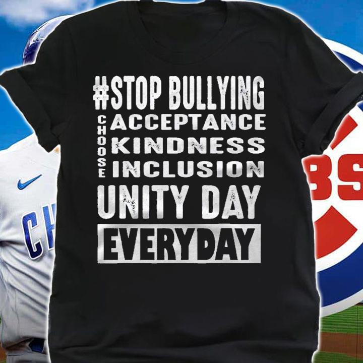 Unity Day Everyday Stop Bullying Prevention Month Orange t-shirt shirt