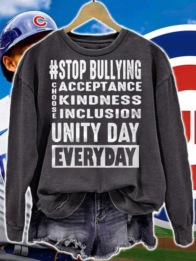 Unity Day Everyday Stop Bullying Prevention Month Orange t-shirt sweatshirt