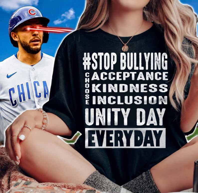 Unity Day Everyday Stop Bullying Prevention Month Orange t-shirt woman shirt
