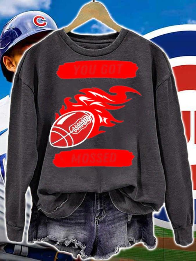 You got Mossed fire ball shirt t-shirt
