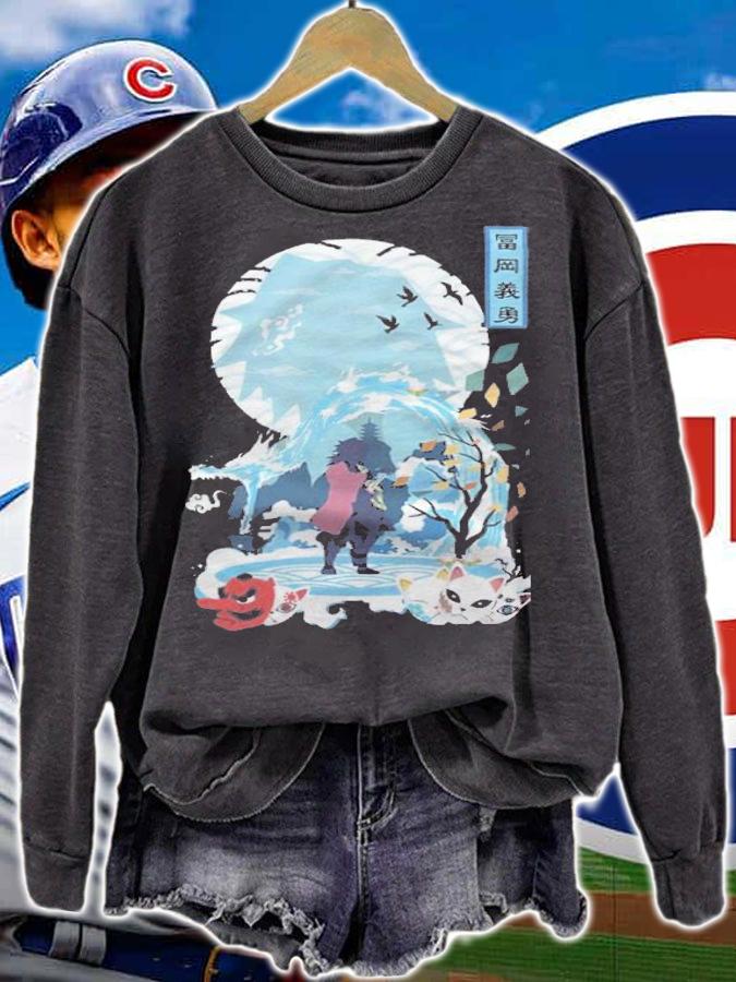 Demon Slayer Giyu Tomioka Japanese style T-shirt t-shirt sweatshirt